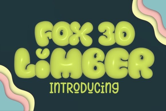 Fox Limber 3d Font - Featured Image