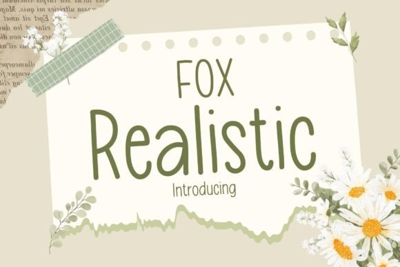 Fox Realistic Font - Featured Image