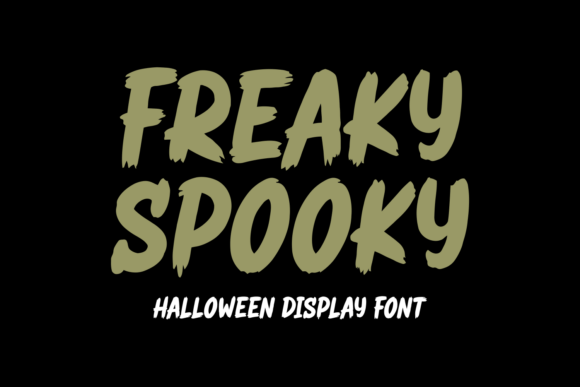 Freaky Spooky Font - Featured Image