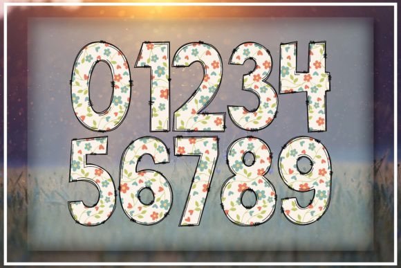 Fresh Floral Font - Featured Image