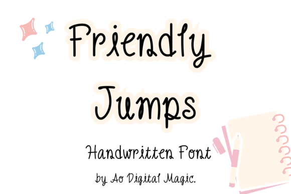 Friendly Jumps Font - Featured Image