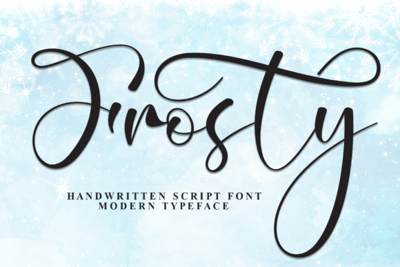 Frosty Font - Featured Image