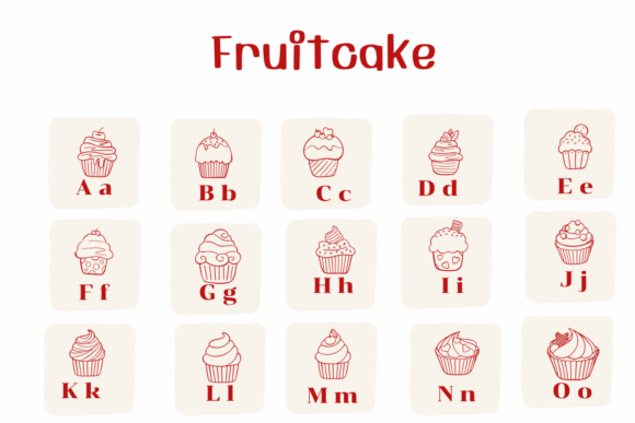 Fruit Cake Font - Featured Image