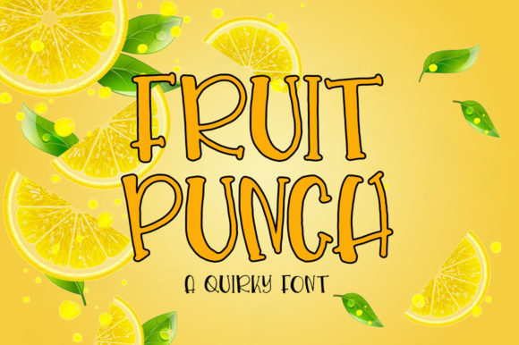 Fruit Punch Font - Featured Image