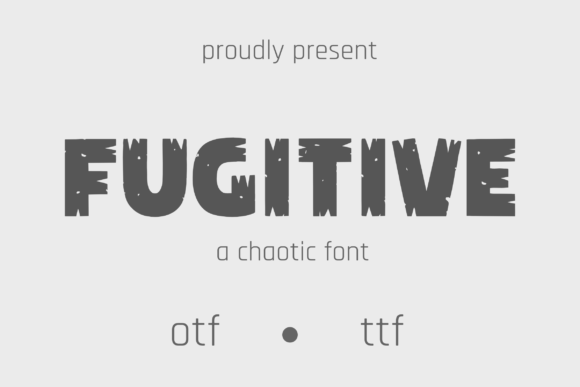 Fugitive Font - Featured Image