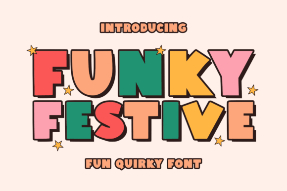 Funky Festive Font - Featured Image