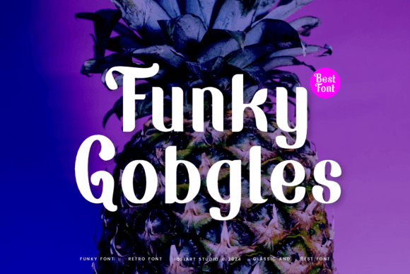 Funky Gobgles Font - Featured Image