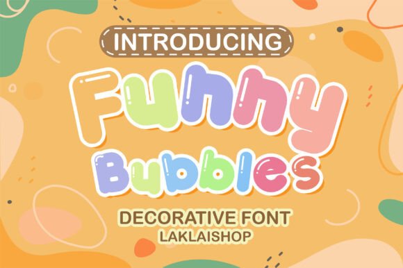 Funny Bubbles Font - Featured Image