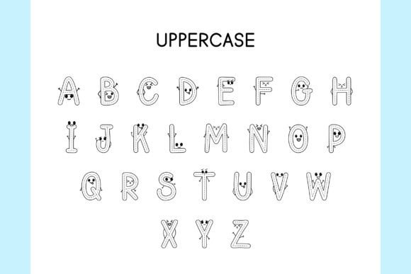 Funny Face Tracing Font - Featured Image