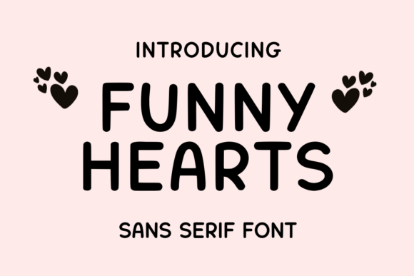 Funny Hearts Font - Featured Image