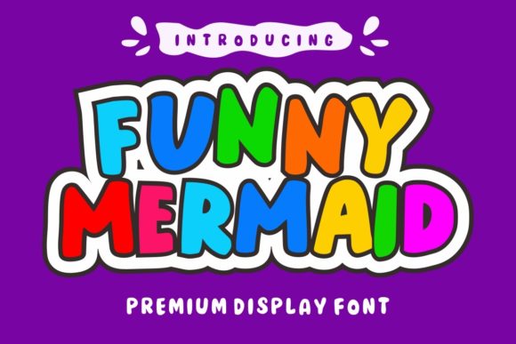 Funny Mermaid Font - Featured Image