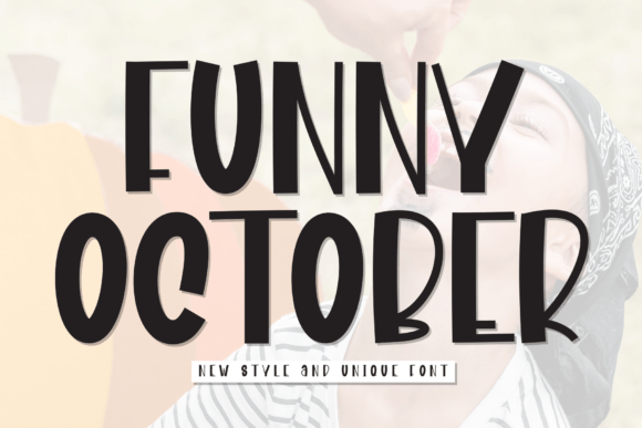 Funny October Font - Featured Image