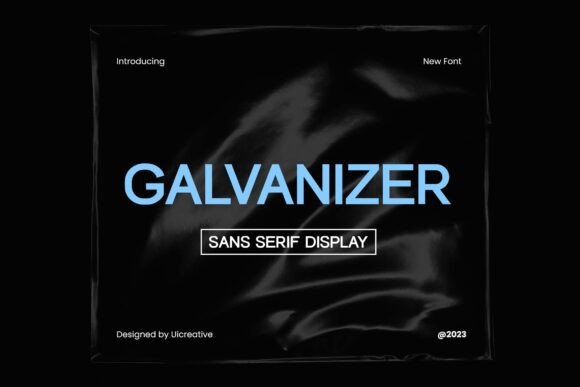 Galvanizer Font - Featured Image