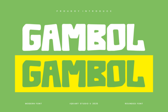 Gambol Font - Featured Image