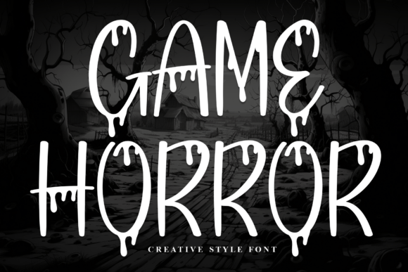 Game Horror Font - Featured Image