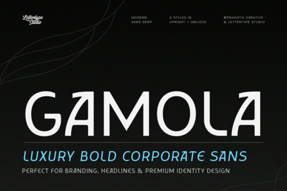 Gamola Font - Featured Image