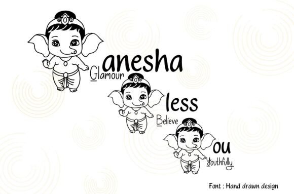 Ganesha Bless You Font - Featured Image
