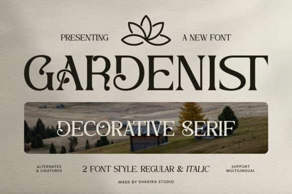 Gardenist Font - Featured Image