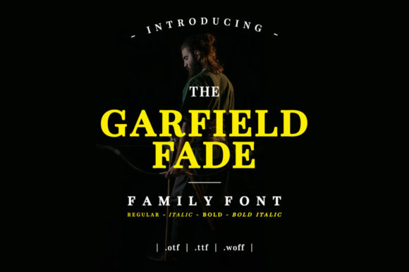 Garfield Fade Family Font - Featured Image