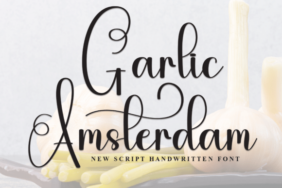 Garlic Amsterdam Font - Featured Image