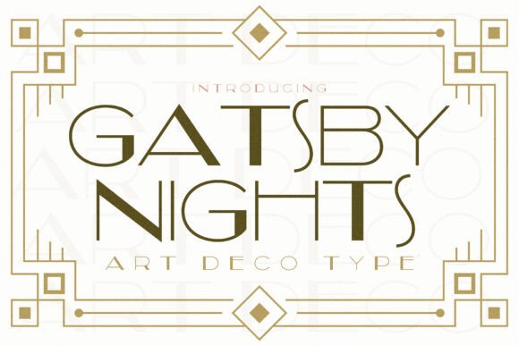 Gatsby Nights Font - Featured Image
