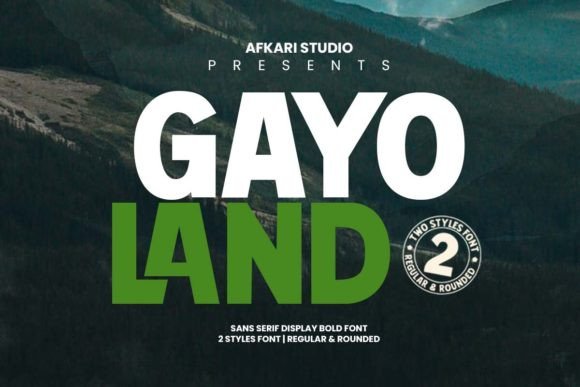 Gayo Land Font - Featured Image