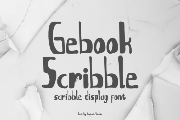 Gebook Scribble Font - Featured Image