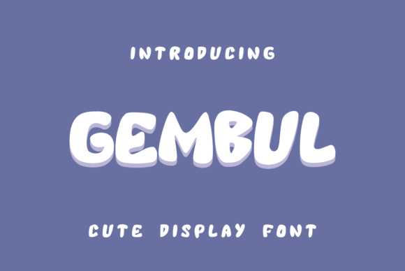 Gembul Font - Featured Image
