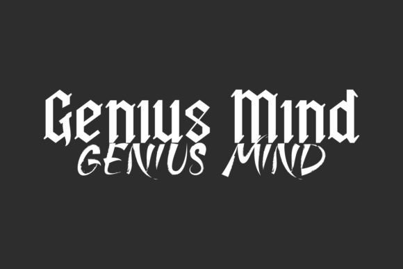 Genius Mind Font - Featured Image