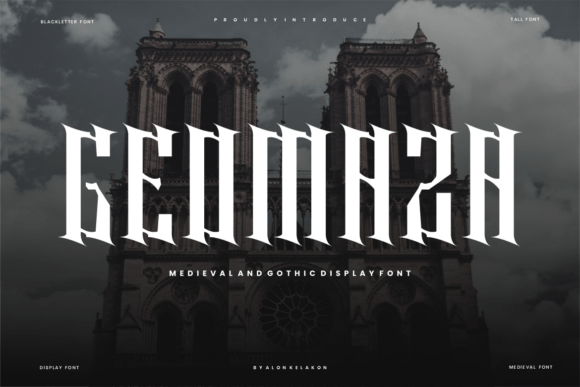 Geomaza Font - Featured Image