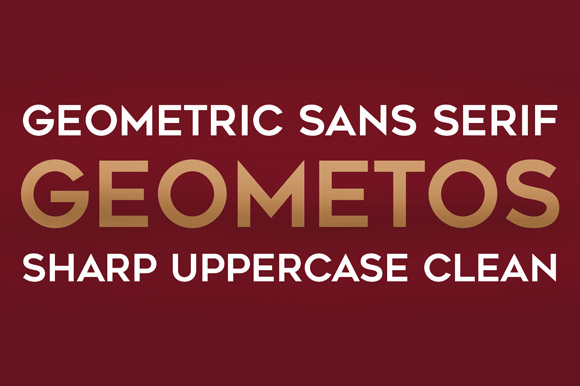 Geometos Font - Featured Image