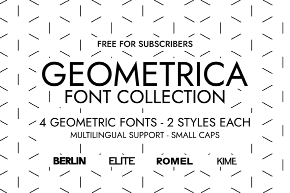 Geometrica Font - Featured Image