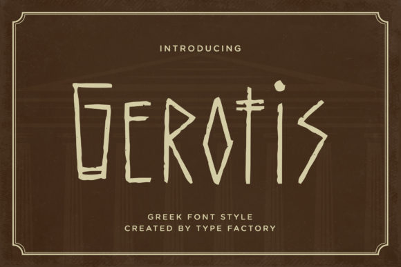 Gerotis Font - Featured Image