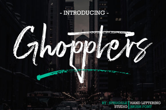 Ghoppters Font - Featured Image