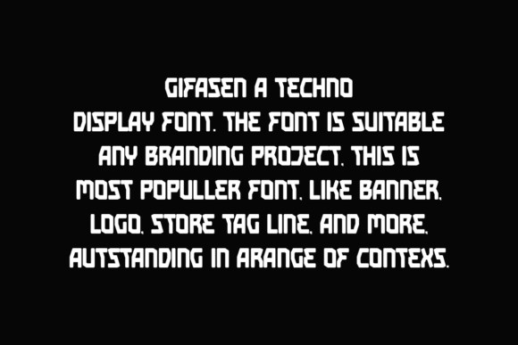 Gifasen Font - Featured Image