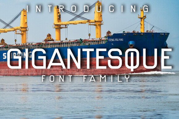 Gigantesque Font - Featured Image