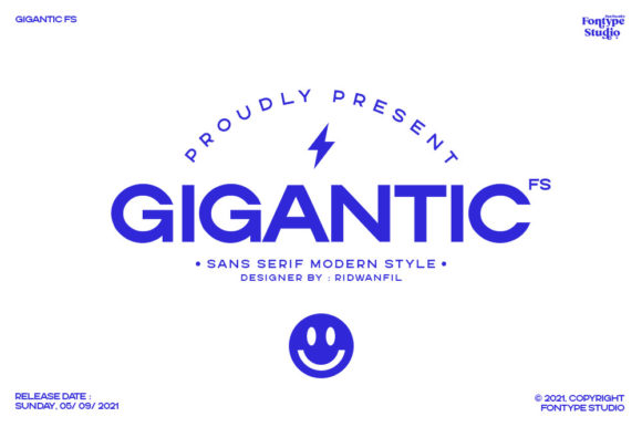 Gigantic Font - Featured Image