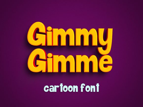 Gimmy Gimme Font - Featured Image