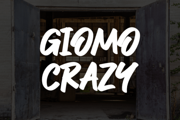 Giomo Crazy Font - Featured Image