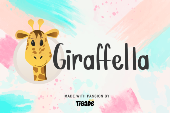 Giraffella Font - Featured Image
