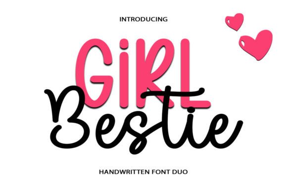 Girl Bestie Font - Featured Image