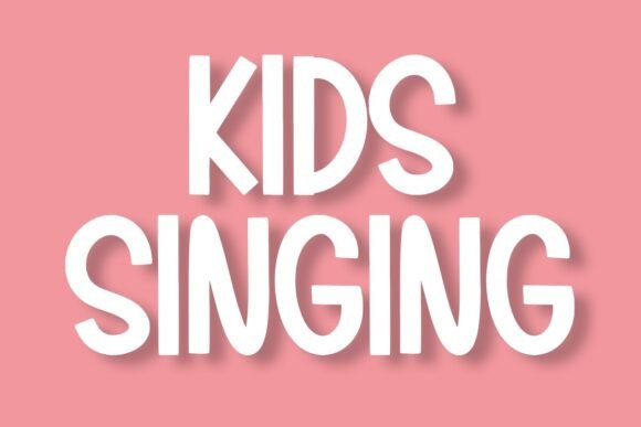 Girls Singing Font - Featured Image