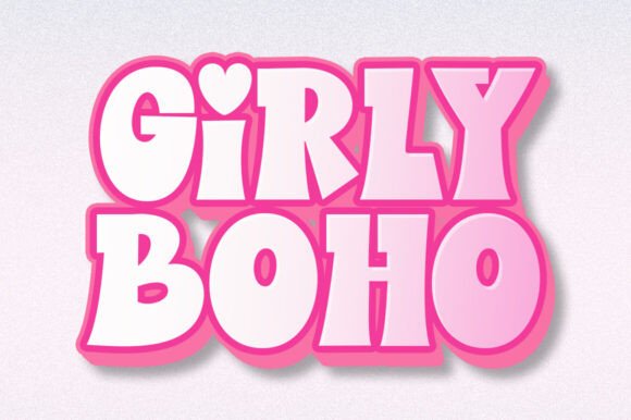 Girly Boho Font - Featured Image