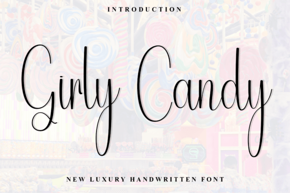 Girly Candy Font - Featured Image