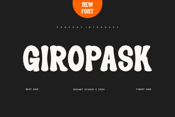 Giropask Font - Featured Image