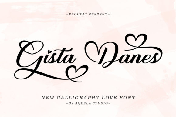 Gista Danes Font - Featured Image