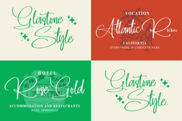 Glastone Style Font - Featured Image