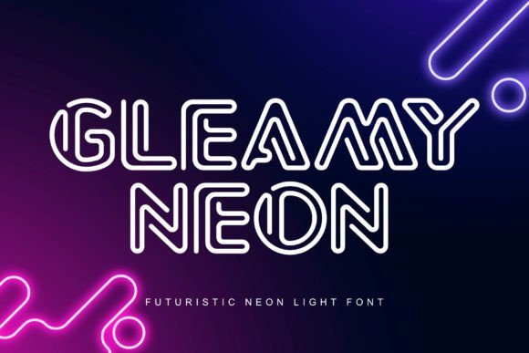 Gleamy Neon Font - Featured Image