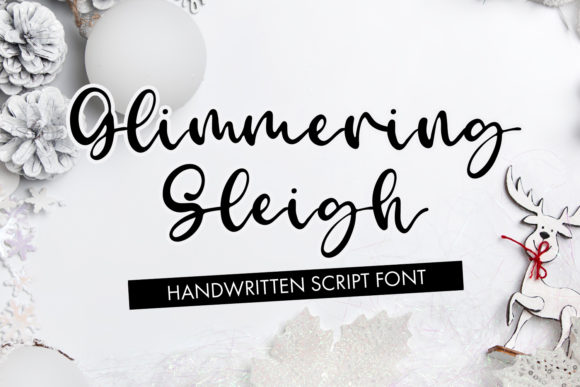 Glimmering Sleigh Font - Featured Image