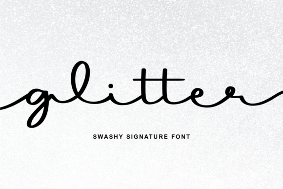 Glitter Font - Featured Image